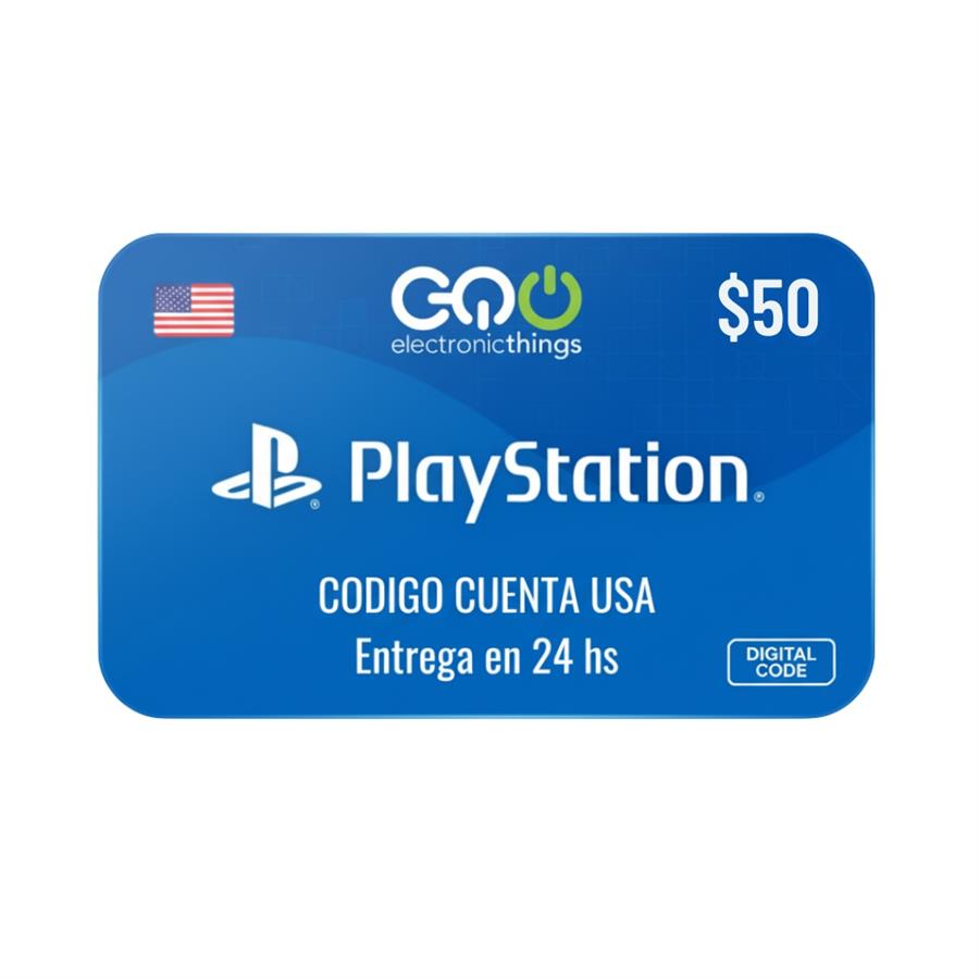 Código Digital PlayStation Store 50 Dólares USA Pago USDT